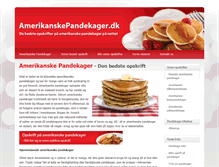 Tablet Screenshot of amerikanskepandekager.dk